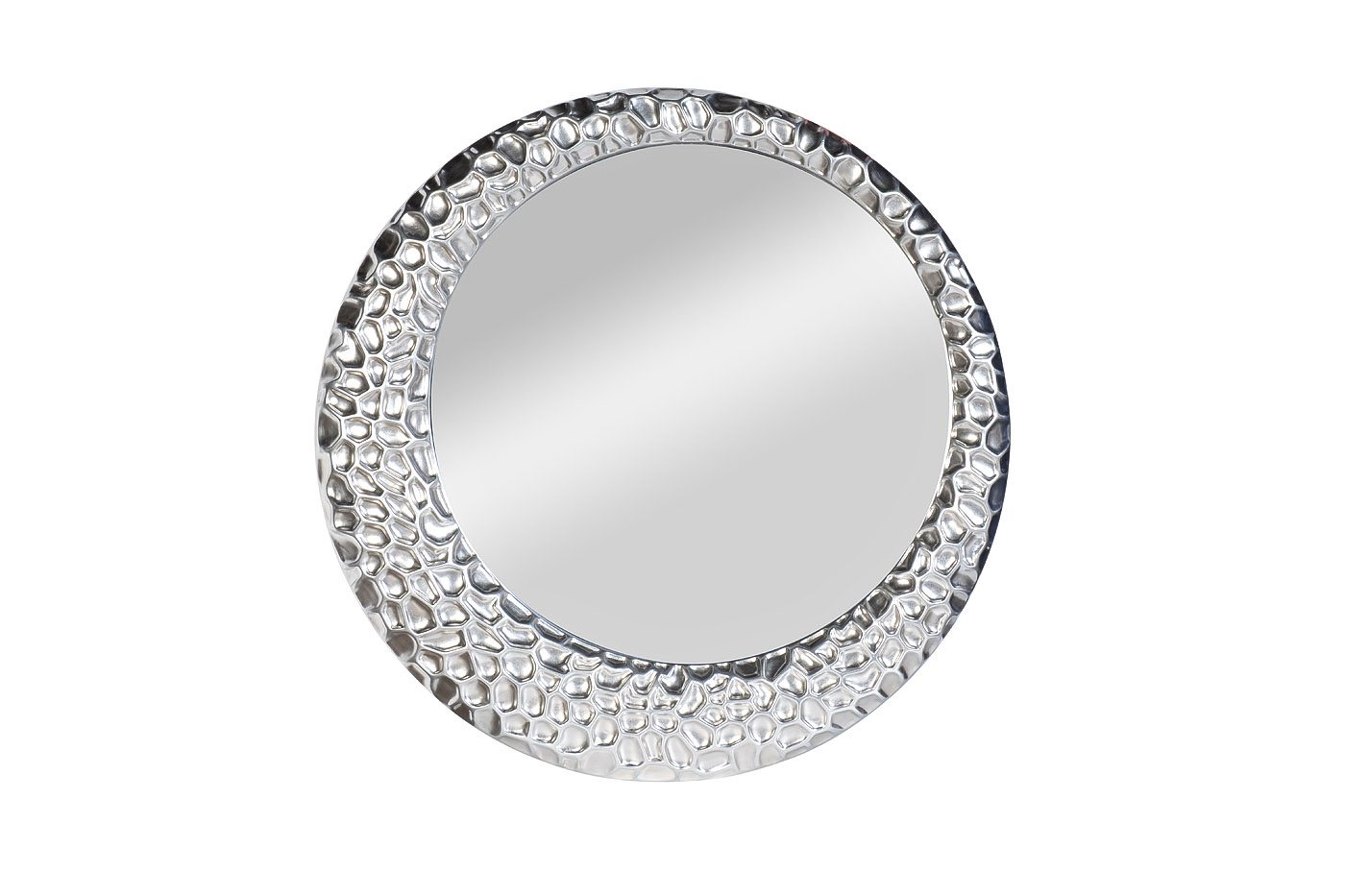 Зеркало круглое в серебряной раме 50SX-1020